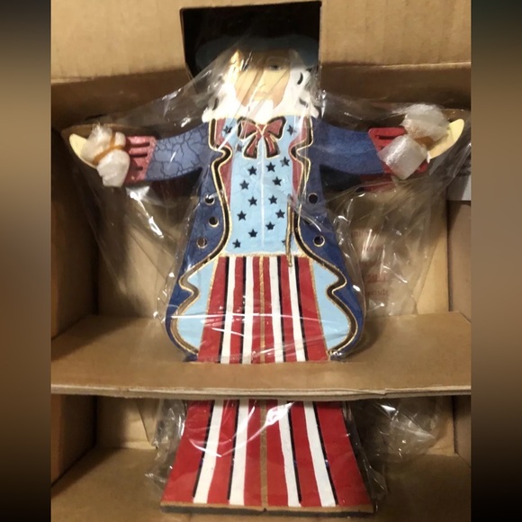 NIB Uncle Sam Candle Holder - Picture 3 of 7